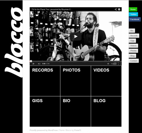 Blocco WordPress Theme